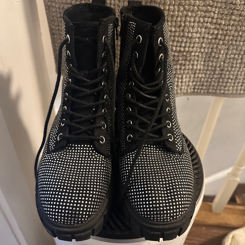 Rhinestones madden boots